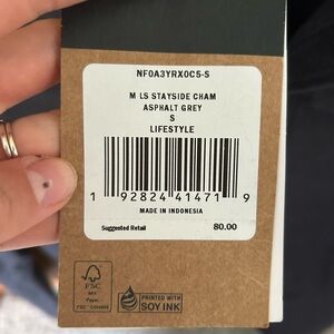 Mens north face shirt